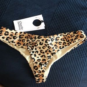 Charlie Holiday Cheetah Bikini Bottom